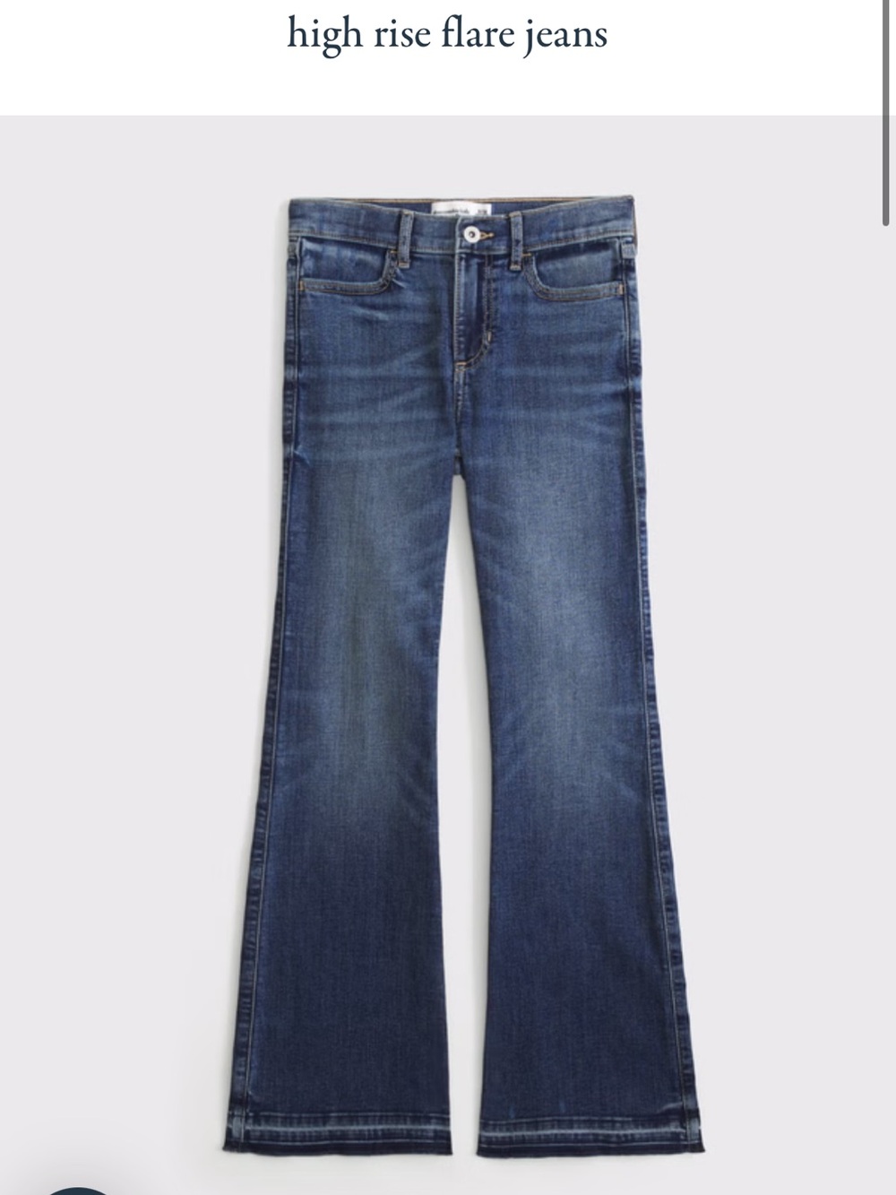 Abercrombie Kids Light Blue Flare Jeans